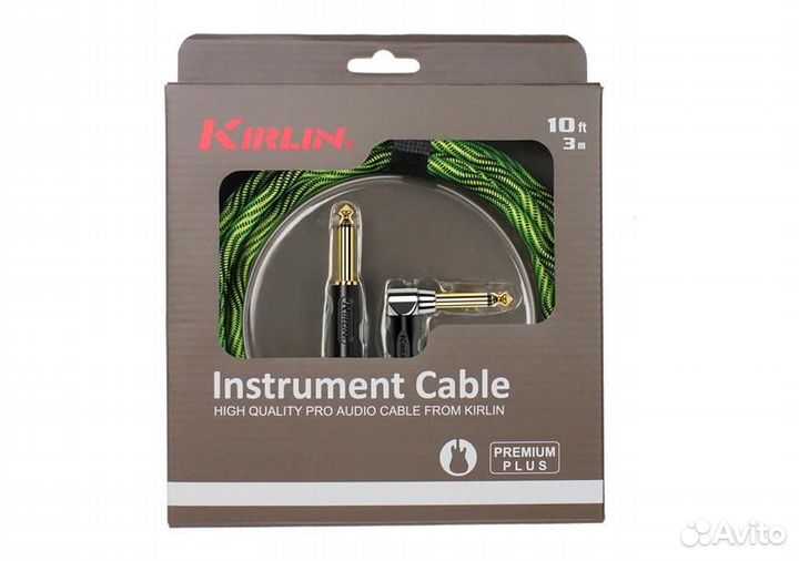 Кабель инструментальный Kirlin IWB-202bfgl 6M WBG