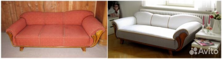 Перетяжка, реставрация, ремонт мягкой мебели