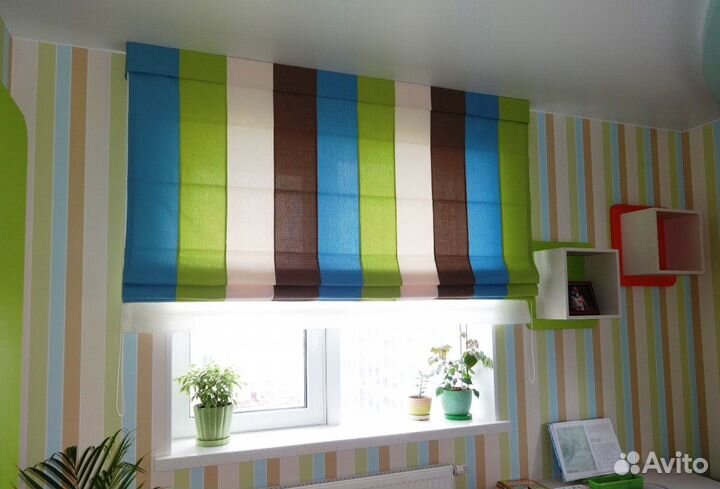 Римские шторы и жалюзи