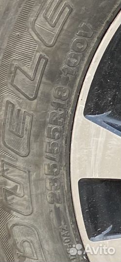 Bridgestone dueler H/L 235/55/18 100V