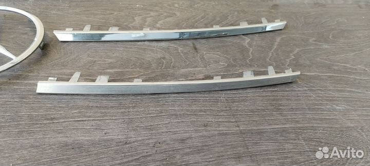 Хром решетки радиатора на мерседес w164 ML