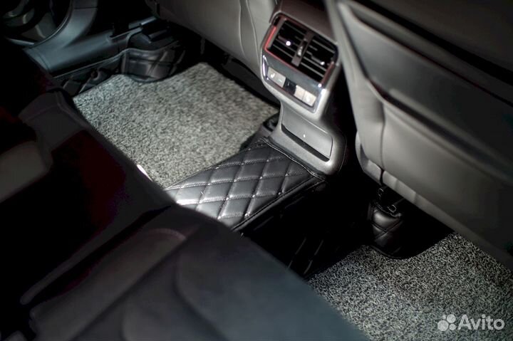 3D коврики из экокожи Land cruiser