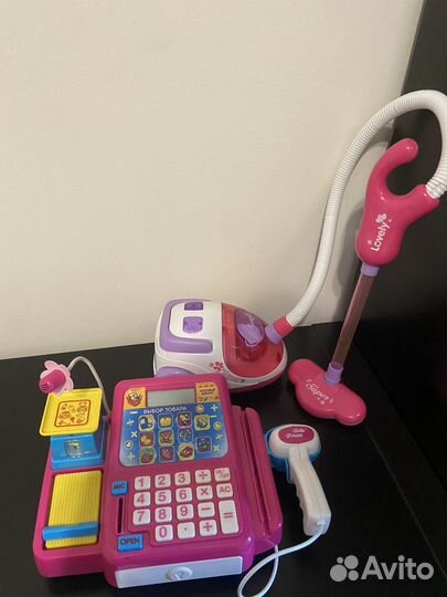 Детская касса+пылесос