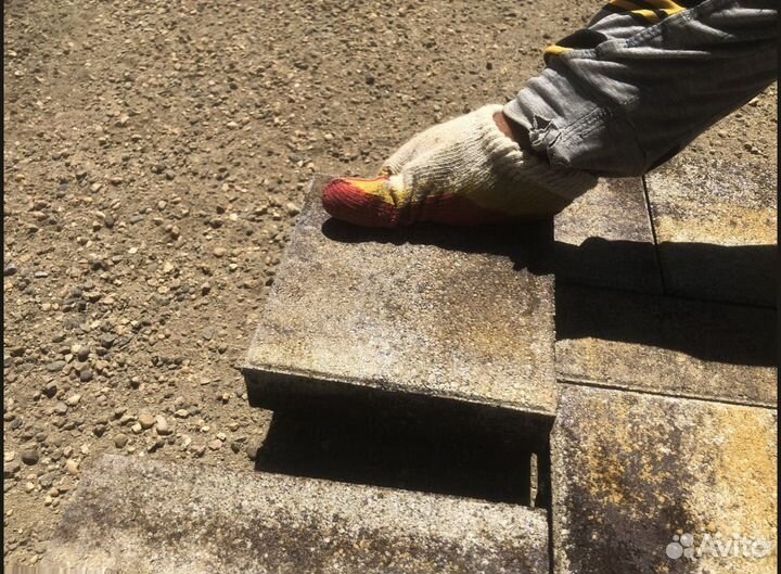 Тротуарная плитка цветная