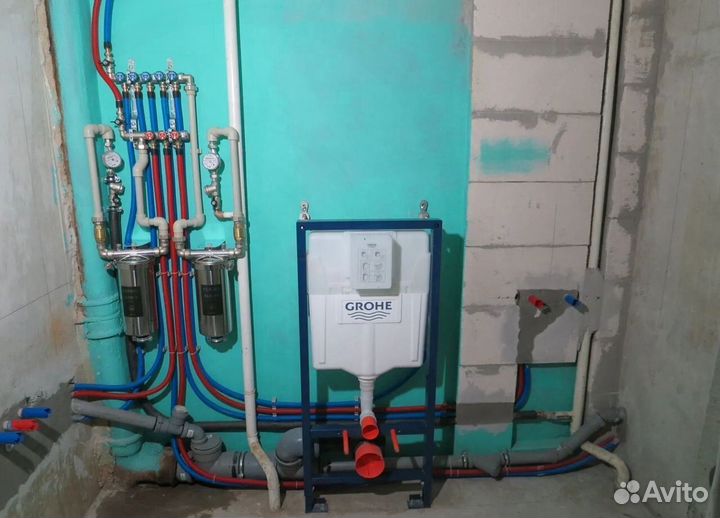 Установить душ смеситель. Сантехника Муж на час