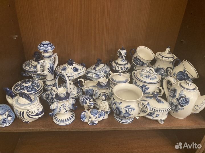 Посуда гжель