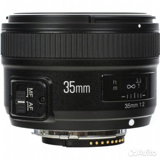 Объектив YongNuo для Nikon F AF 35 mm F/2