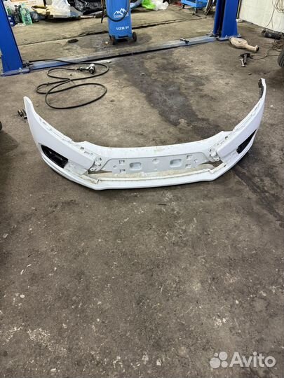 Бампер передний granta fl белый