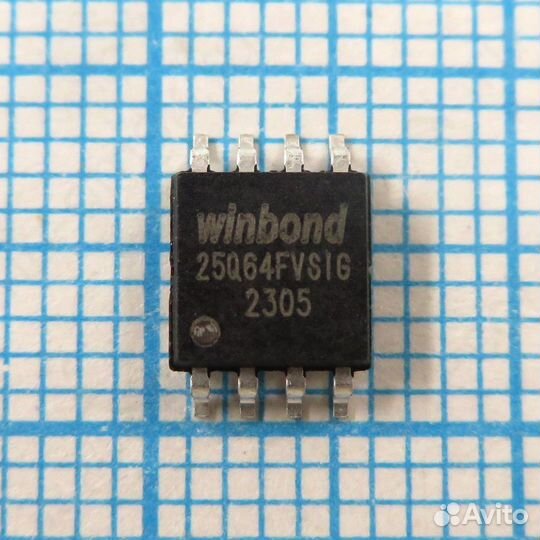W25Q64fvsig 3V - Flash память с последовательным и