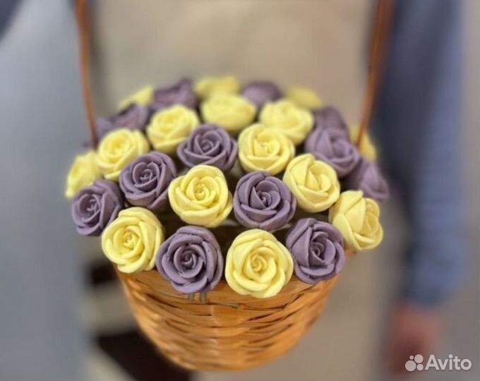 Шоколадные розы,съедобные цветы