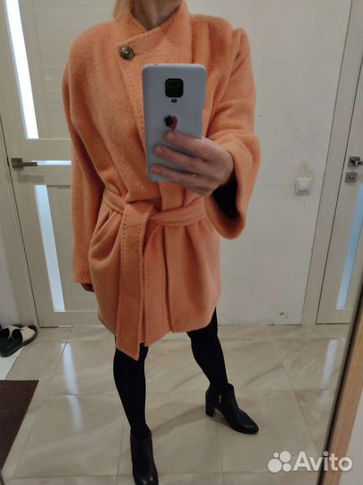 Пальто из шерсти альпака 48 50