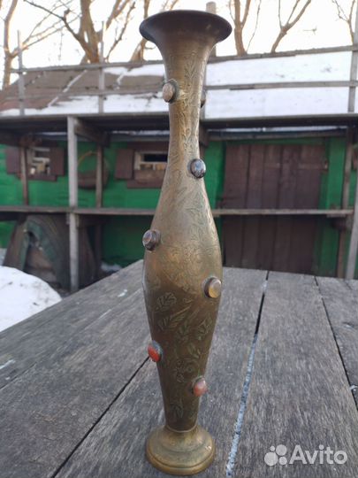 Ваза латунь