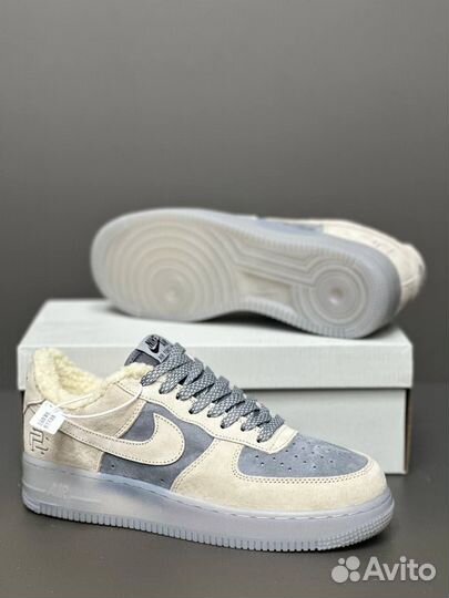 Кроссовки Nike air Force 1 с мехом