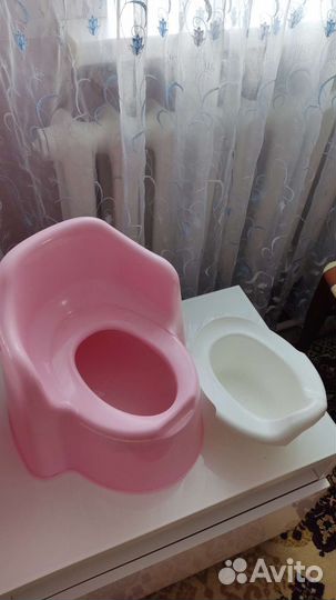 Ванночка для купания с горкой+ горшок