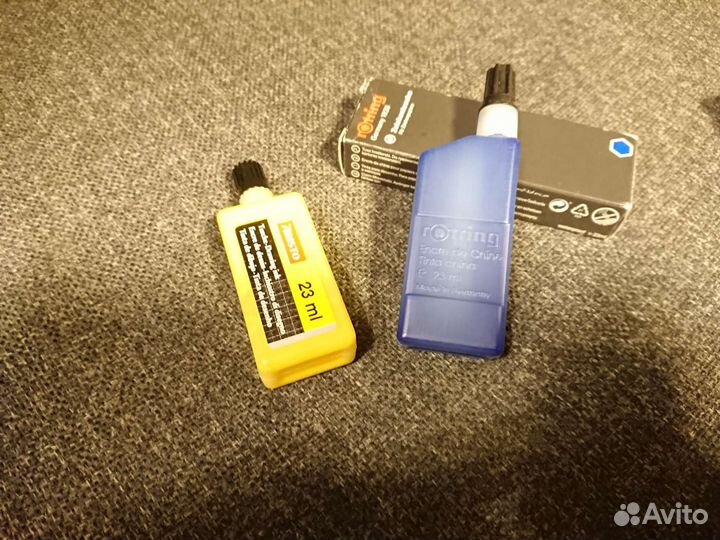 Тушь 23ml синяя, желтая