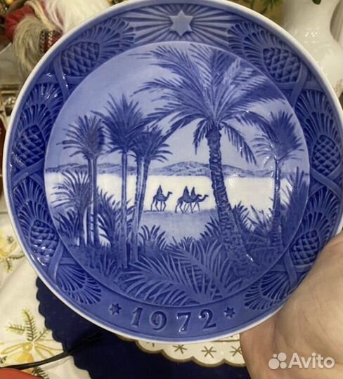 Декоративная тарелка годовая