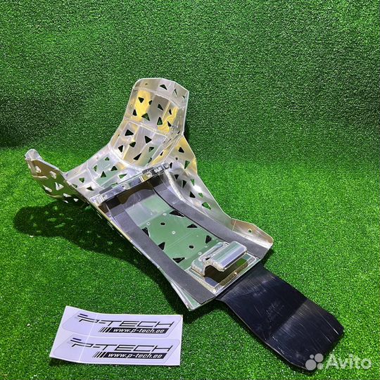 Защита резонатора P-tech KTM EXC 300 Husqvarna TE3
