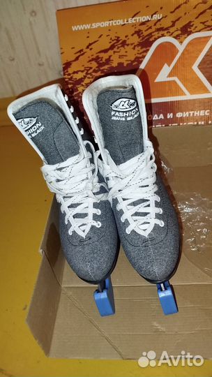 Коньки ледовые 39 размер