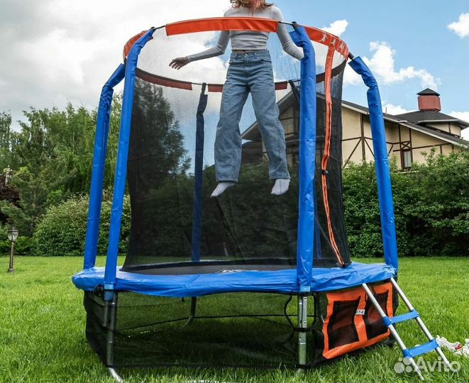 Батут с сеткой