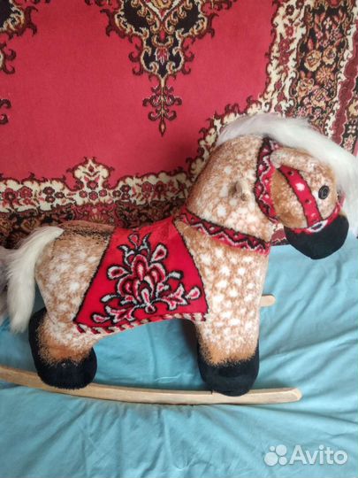 Детская качалка ослик б/у