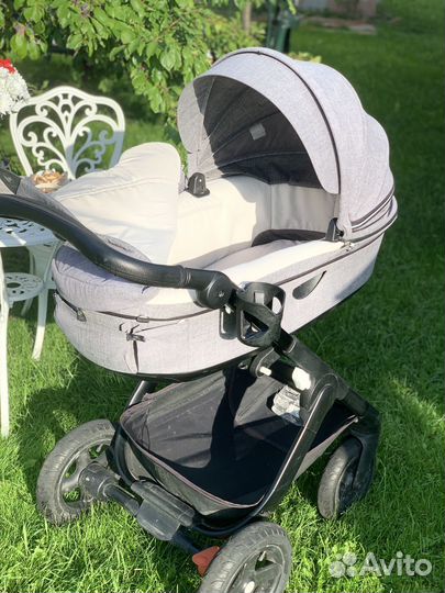 Коляска stokke trailz 2 в 1 люлька автолюлька