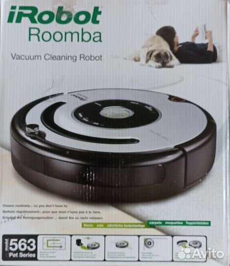 Робот пылесос iRobot roomba 563 Pet series