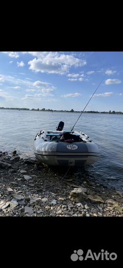 Лодка пвх compas tohatsu 9.8 с прицепом
