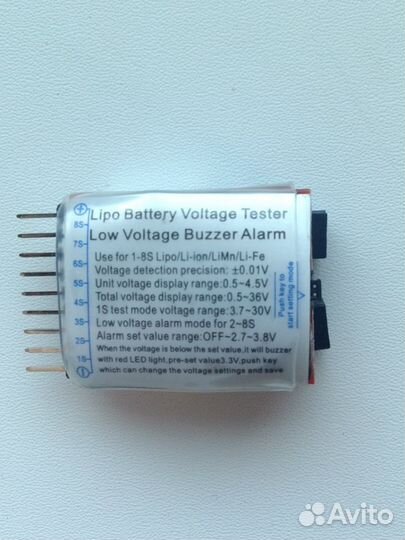 Вольтметер-тестер для батарей