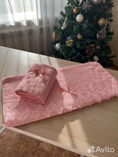 Набор махровых полотенец турция