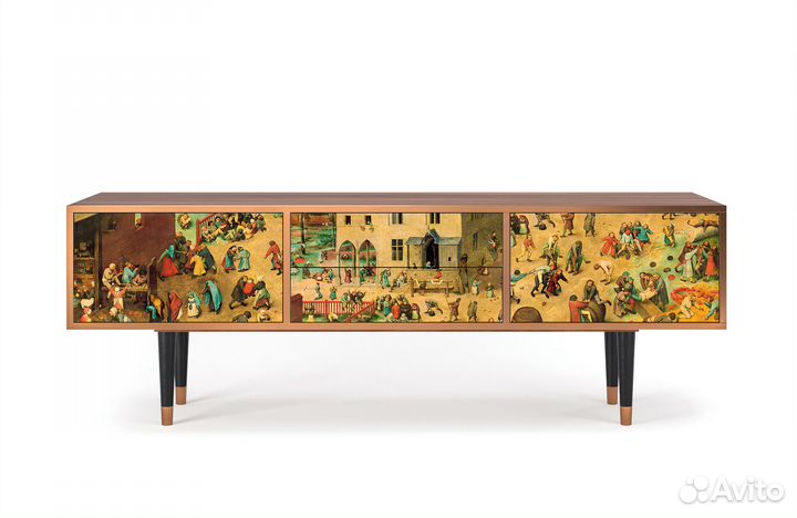 Тв-тумба T4 - Орех - Children's Games