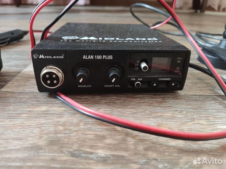 Рация cb Midland Alan 100plus с антенной