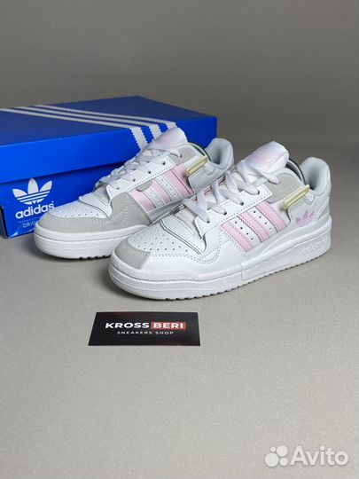 Кроссовки Adidas Forum 84 Low White-Pink