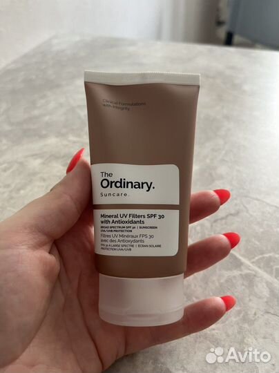 The ordinary mineral UV filters SPF 30