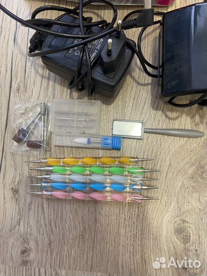 Набор для маникюра с лампой