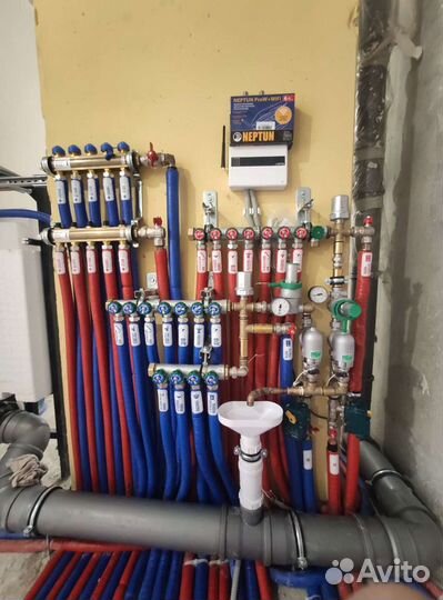 Проектирование отопления, монтаж, теплый пол