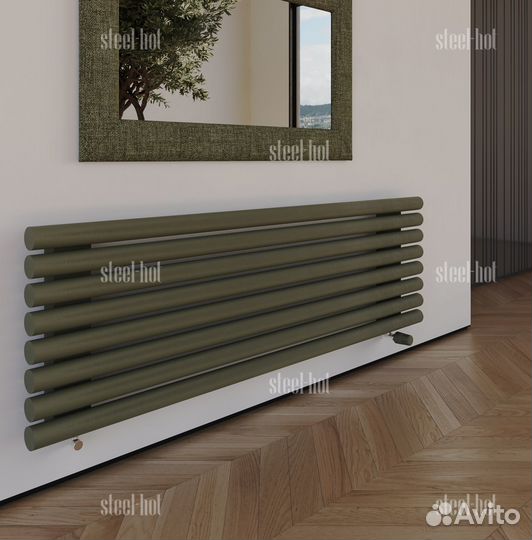 Горизонтальный дизайн радиатор Steel-Hot от завода