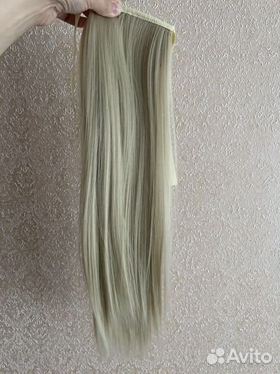 Шиньон хвост из термоволокна