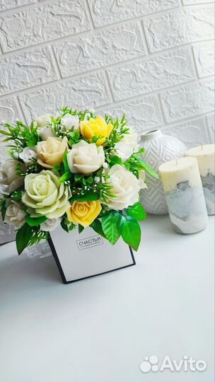 Букет из мыла ручной работы 