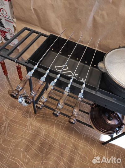 Мангал 3мм с подказанником