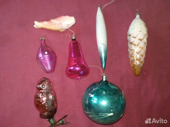 Ёлочные игрушки СССР
