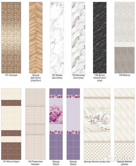 Стеновые панели пвх