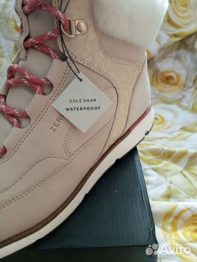 Ботинки 40,5 Cole Haan осень оригинал. Кожа