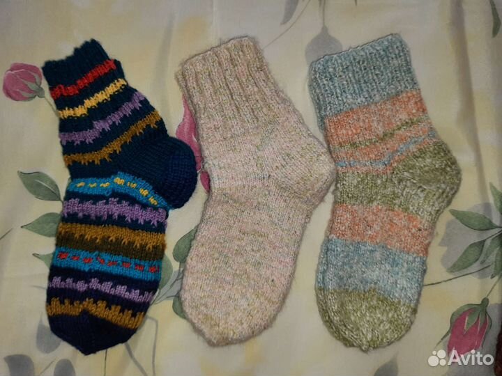 Носки вязанные ручной работы