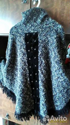 Свитер-Пончо, (джемпер)