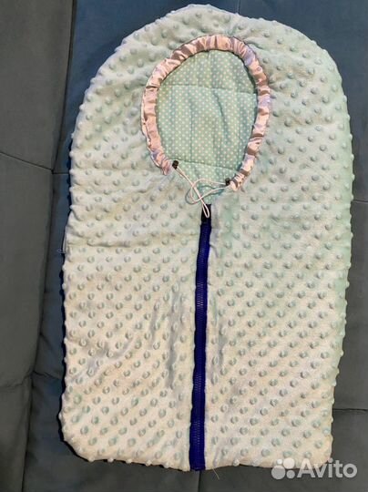 Пеленка кокон на молнии, конверт в коляску