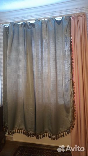 Дизайнерский комплект Штора с подхватом+скатерть