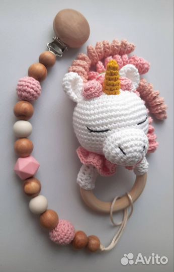 Именной держатель для пустышки