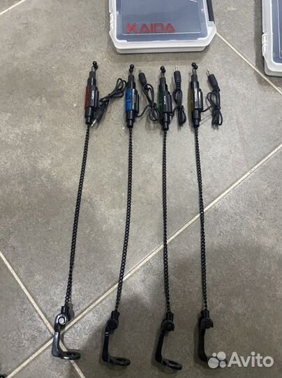 Комплект свингеров для рыбалки, сумка, леска