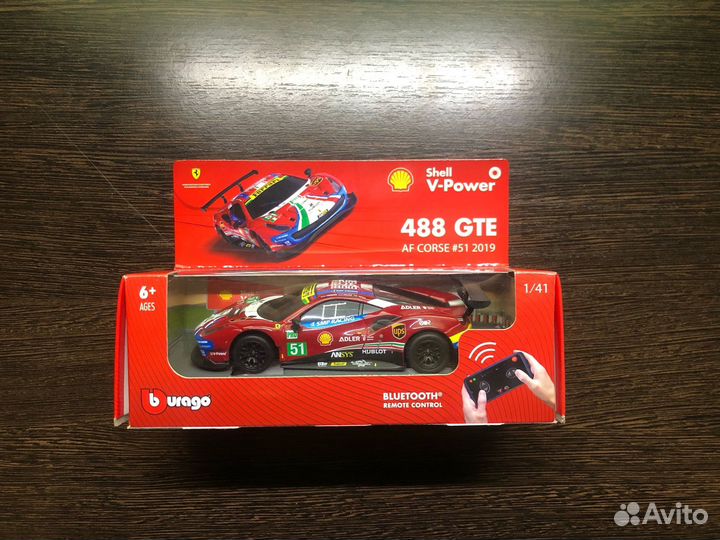 Игрушка Ferrari 488 GTE Shell