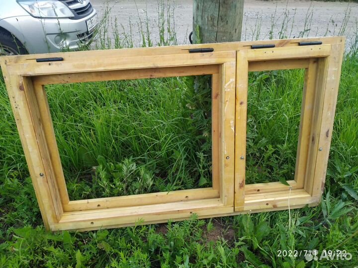 Рамы деревянные и балконный блок деревянный